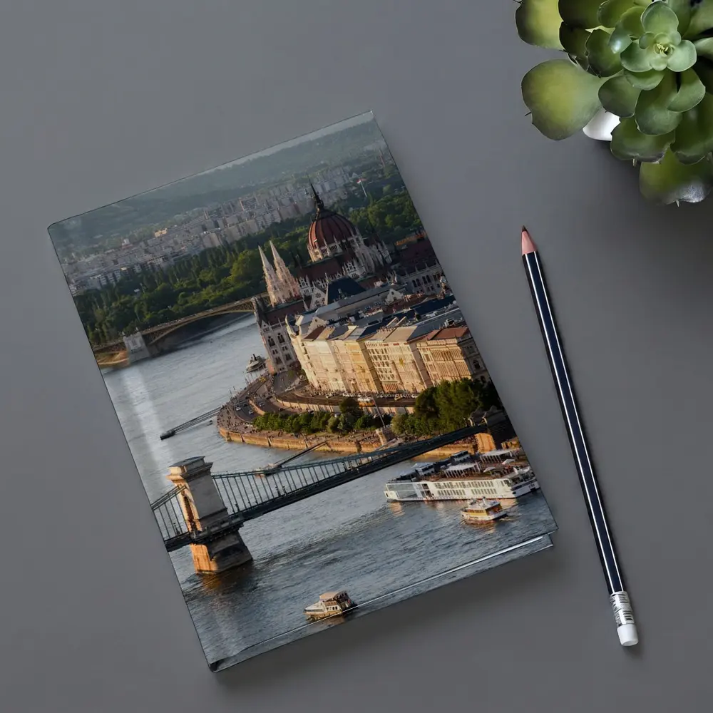 Budapest Parliament Building Danube River View – Notebooks