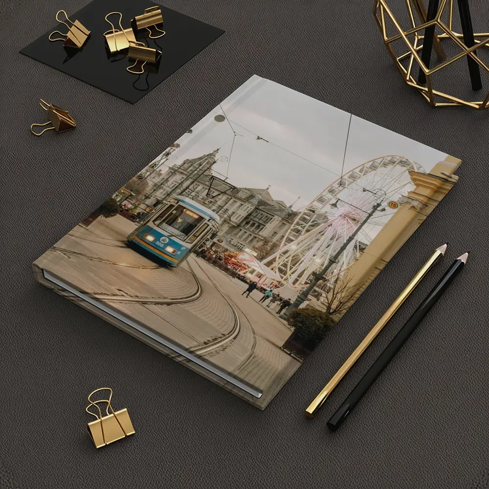 Blue Tram City Square Ferris Wheel Street – Notebooks