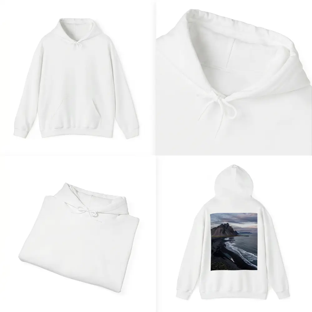 Vestrahorn Mountain Black Sand Beach Iceland – Hoodies