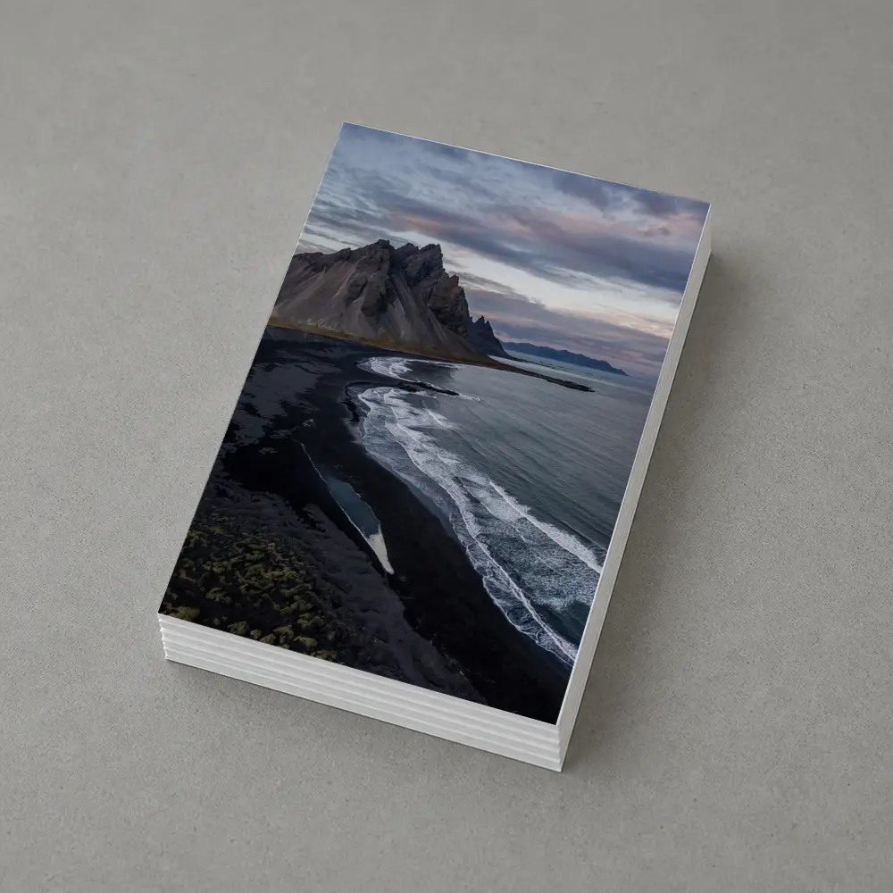 Vestrahorn Mountain Black Sand Beach Iceland – Postcards