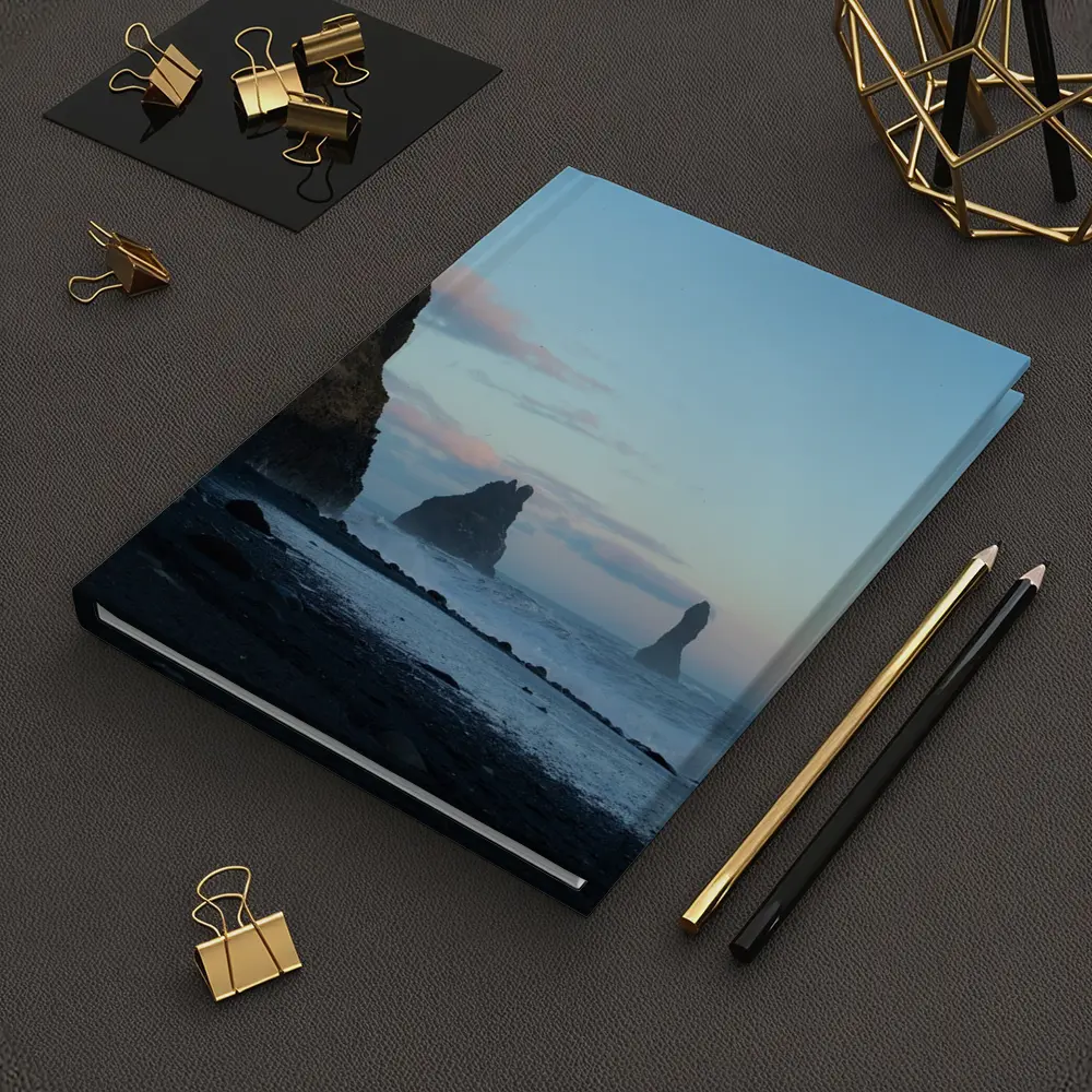 Reynisfjara Black Sand Beach Iceland Sea Stacks – Notebooks