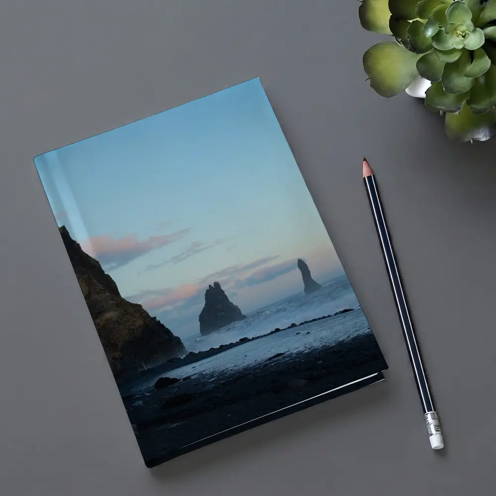 Reynisfjara Black Sand Beach Iceland Sea Stacks – Notebooks