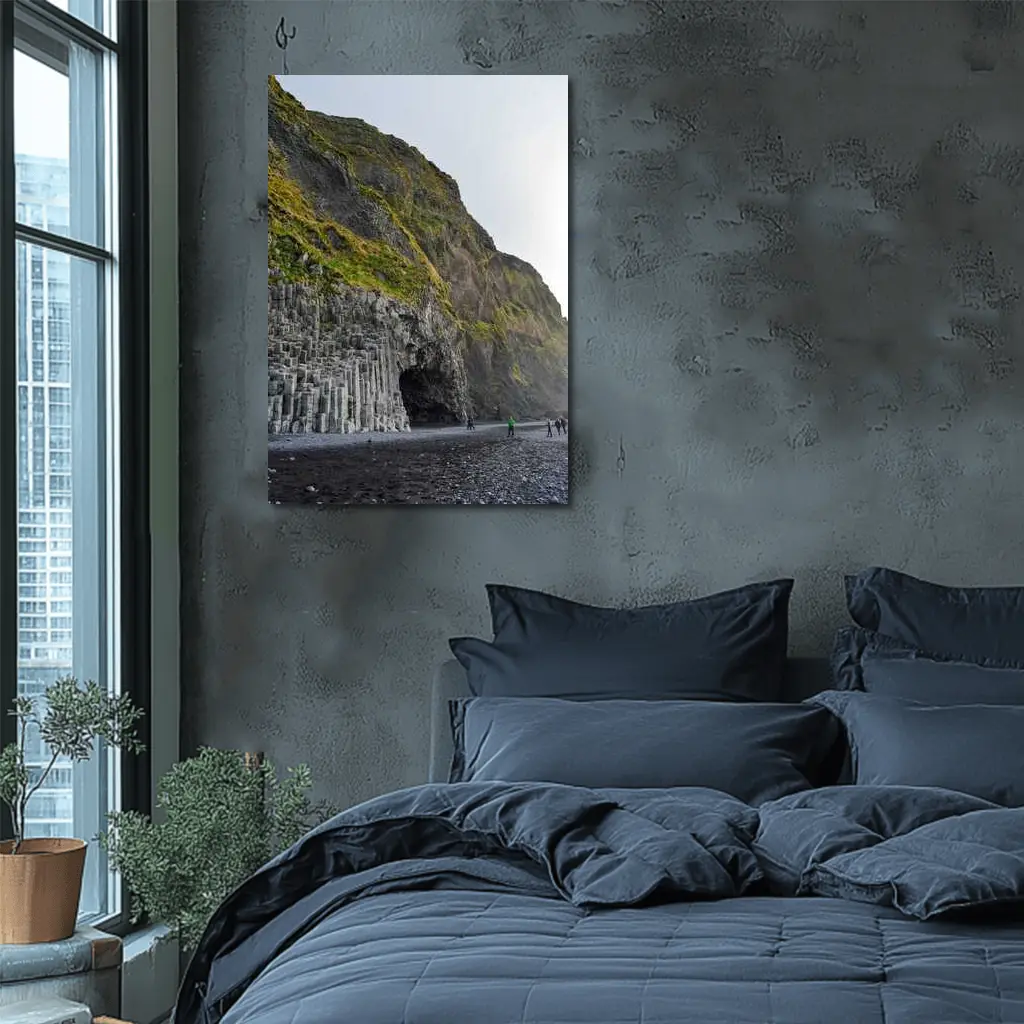 Reynisfjara Black Beach Basalt Columns Iceland – Wall Art