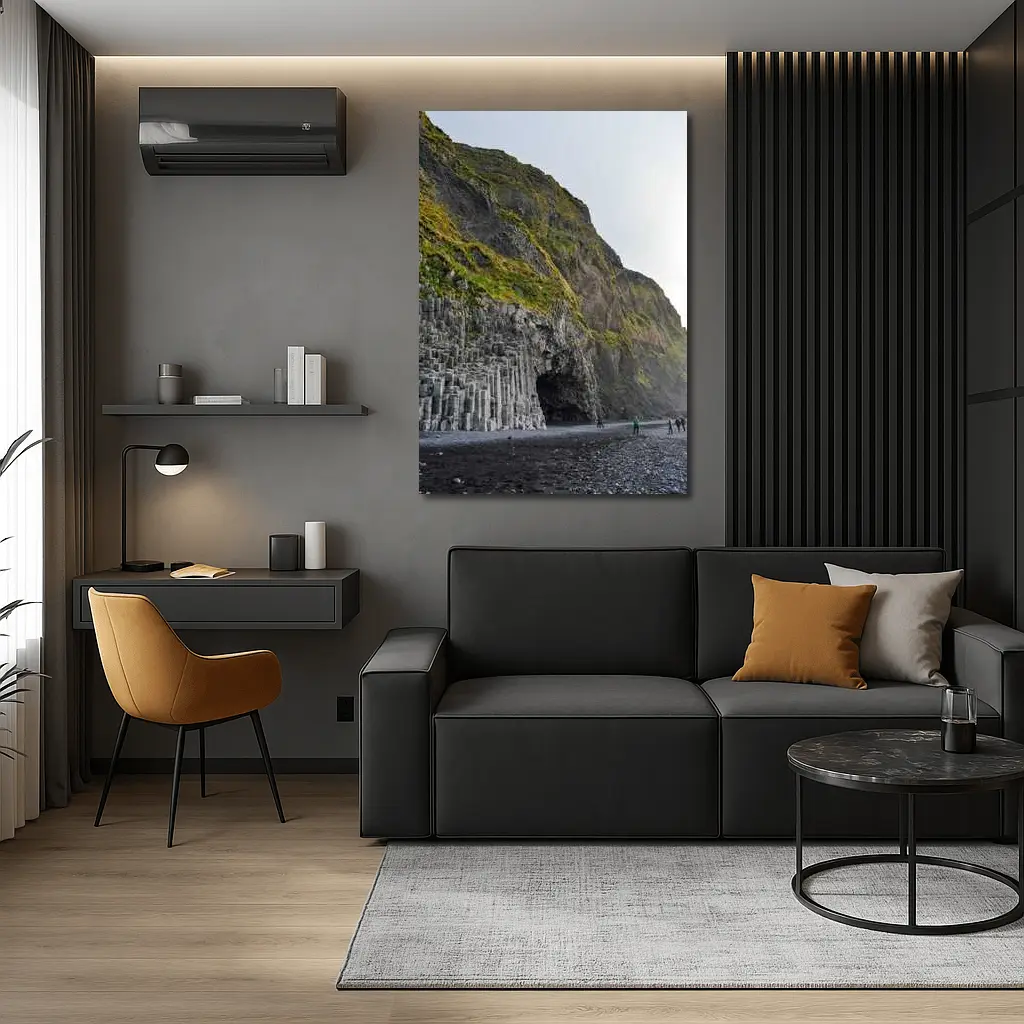Reynisfjara Black Beach Basalt Columns Iceland – Wall Art