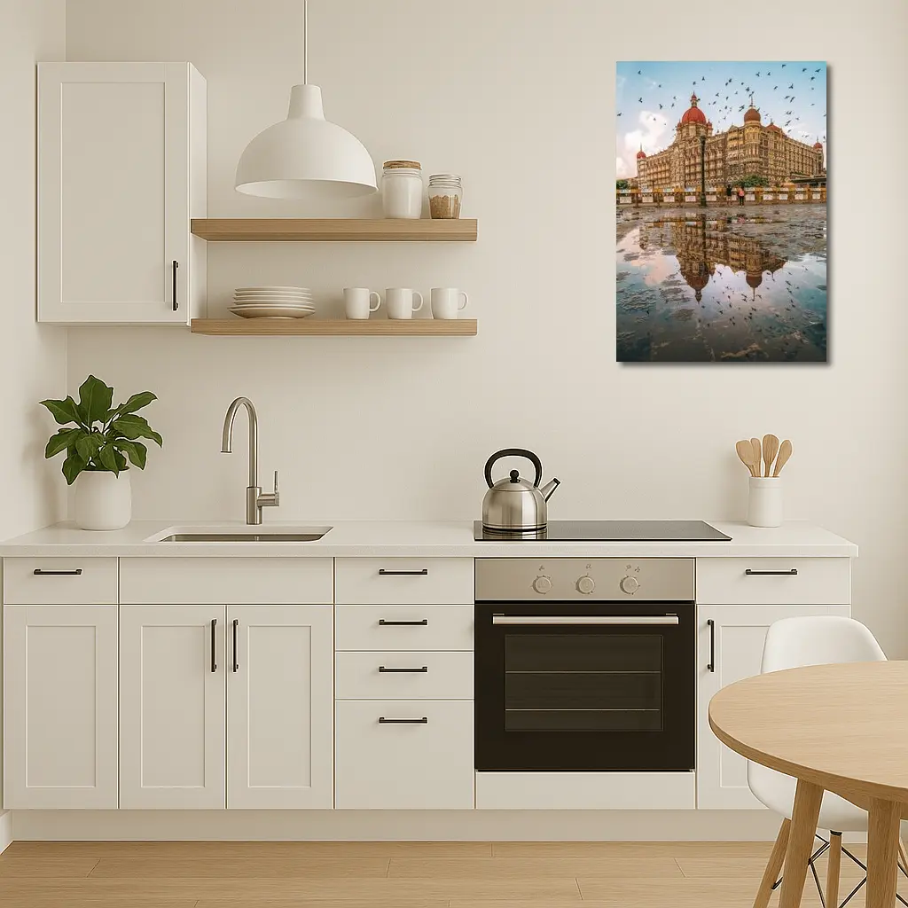 Taj Mahal Palace Hotel Mumbai Reflection Birds – Wall Art
