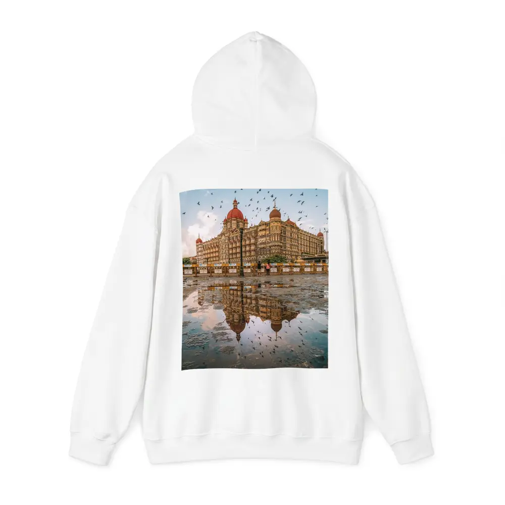 Taj Mahal Palace Hotel Mumbai Reflection Birds – Hoodies