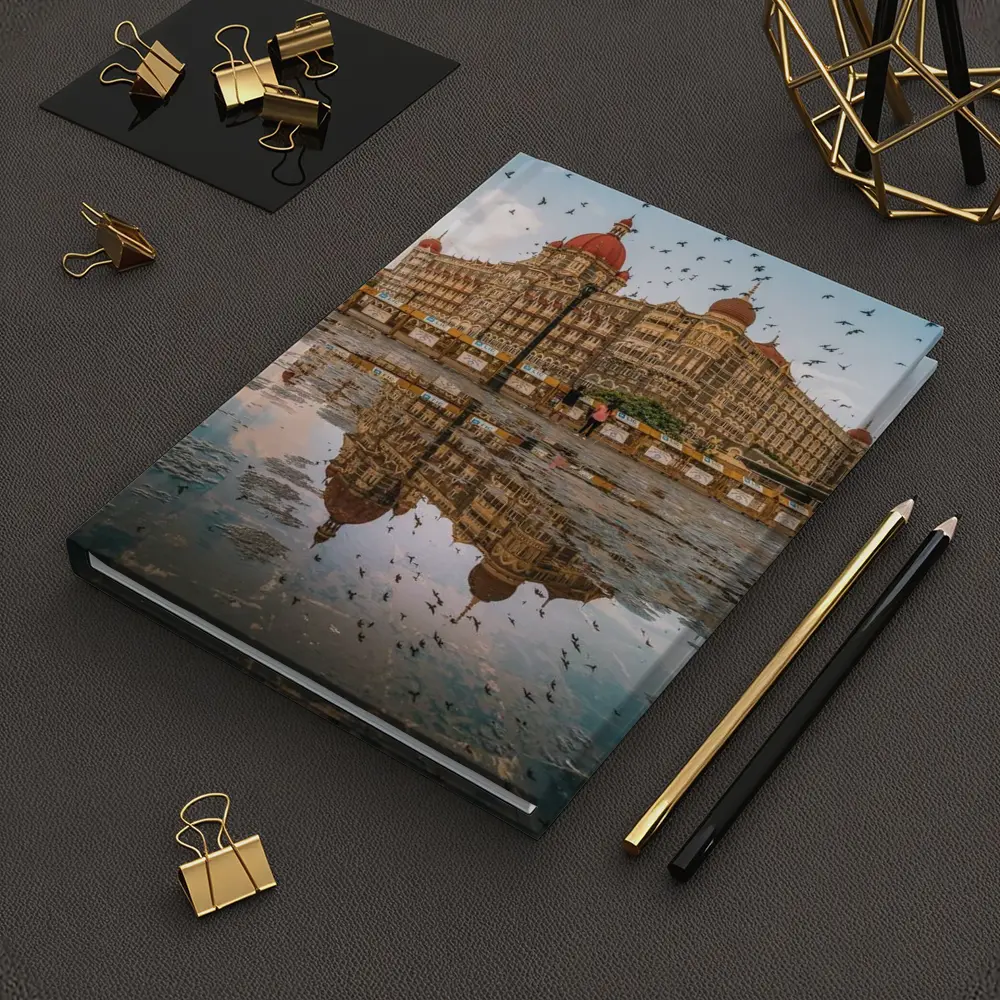 Taj Mahal Palace Hotel Mumbai Reflection Birds – Notebooks