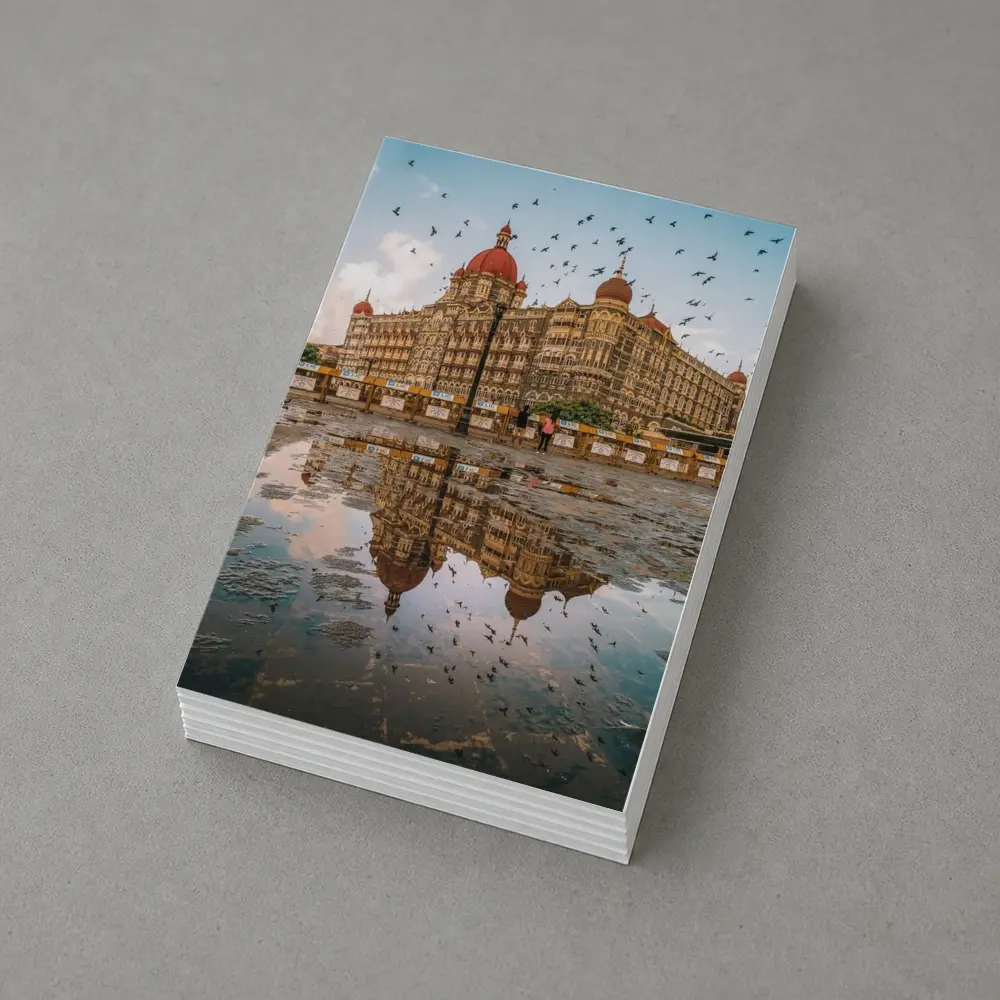 Taj Mahal Palace Hotel Mumbai Reflection Birds – Postcards