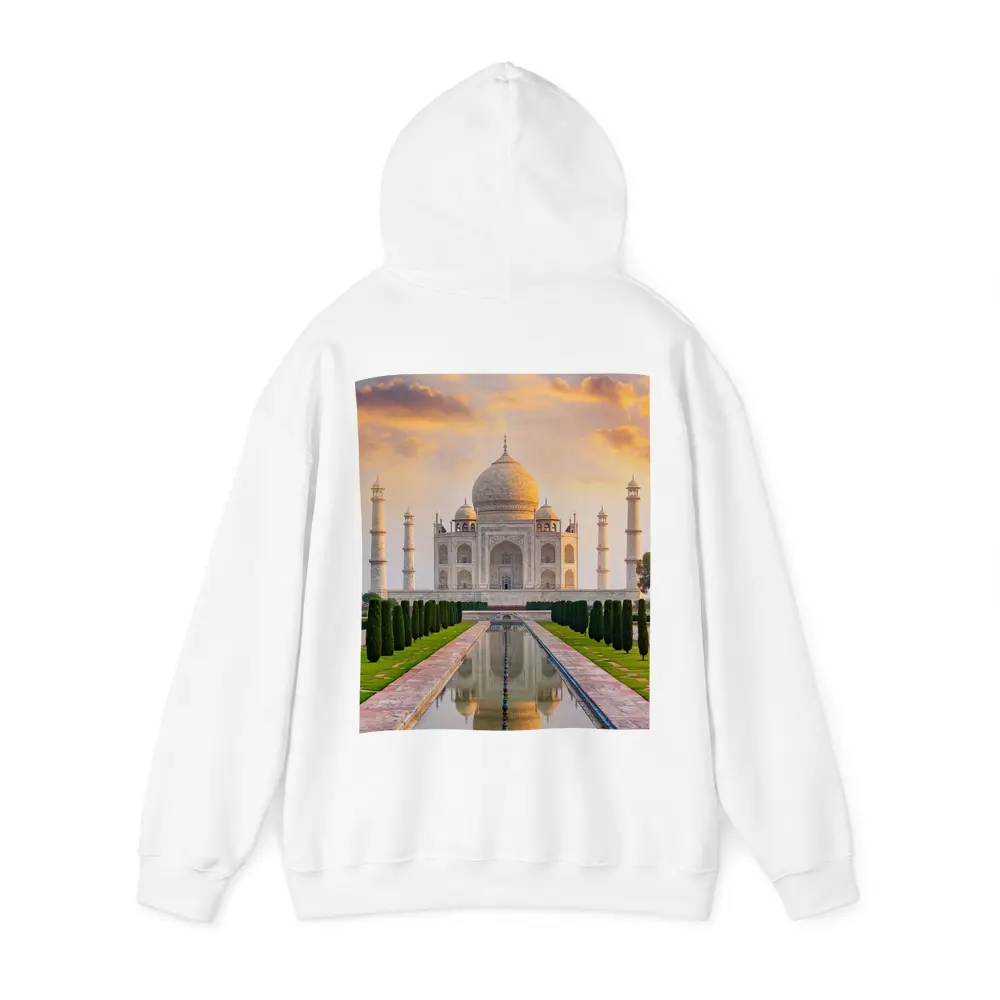 Taj Mahal Sunset Golden Sky India – Hoodies