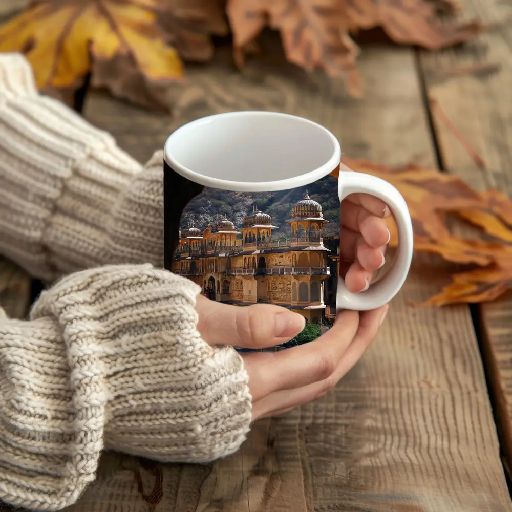 Galta Ji Temple Jaipur India Arch View – Mugs