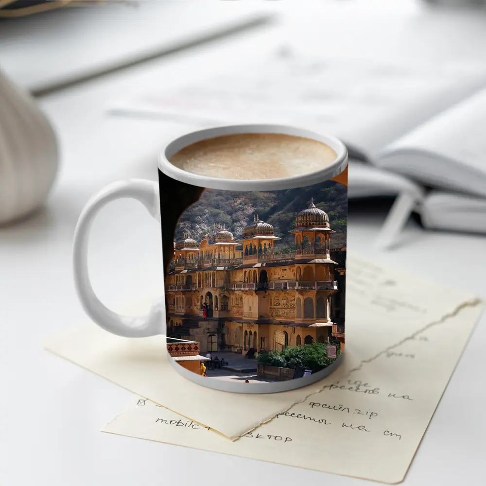 Galta Ji Temple Jaipur India Arch View – Mugs