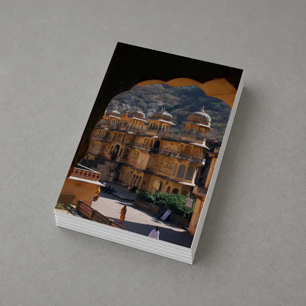 Galta Ji Temple Jaipur India Arch View – Postcards