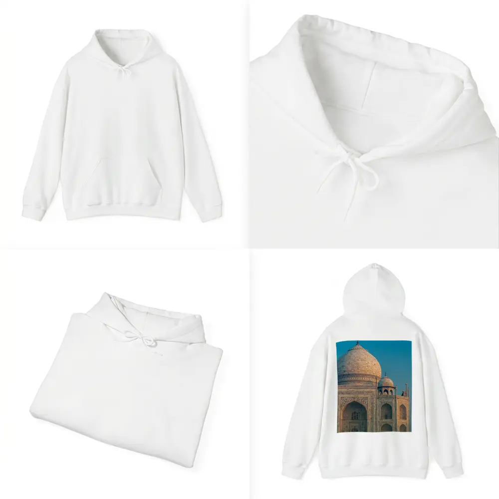 Taj Mahal Dome Blue Sky India – Hoodies