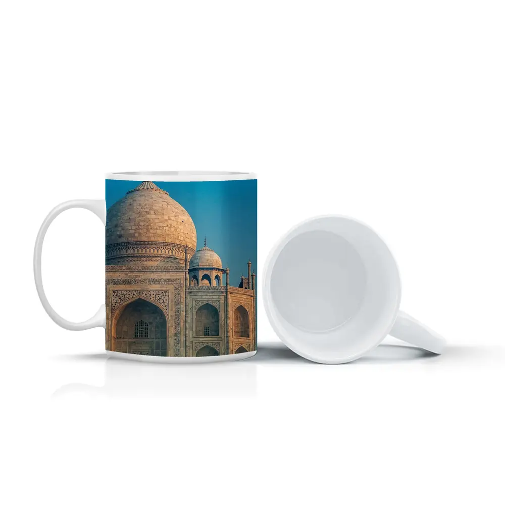 Taj Mahal Dome Blue Sky India – Mugs