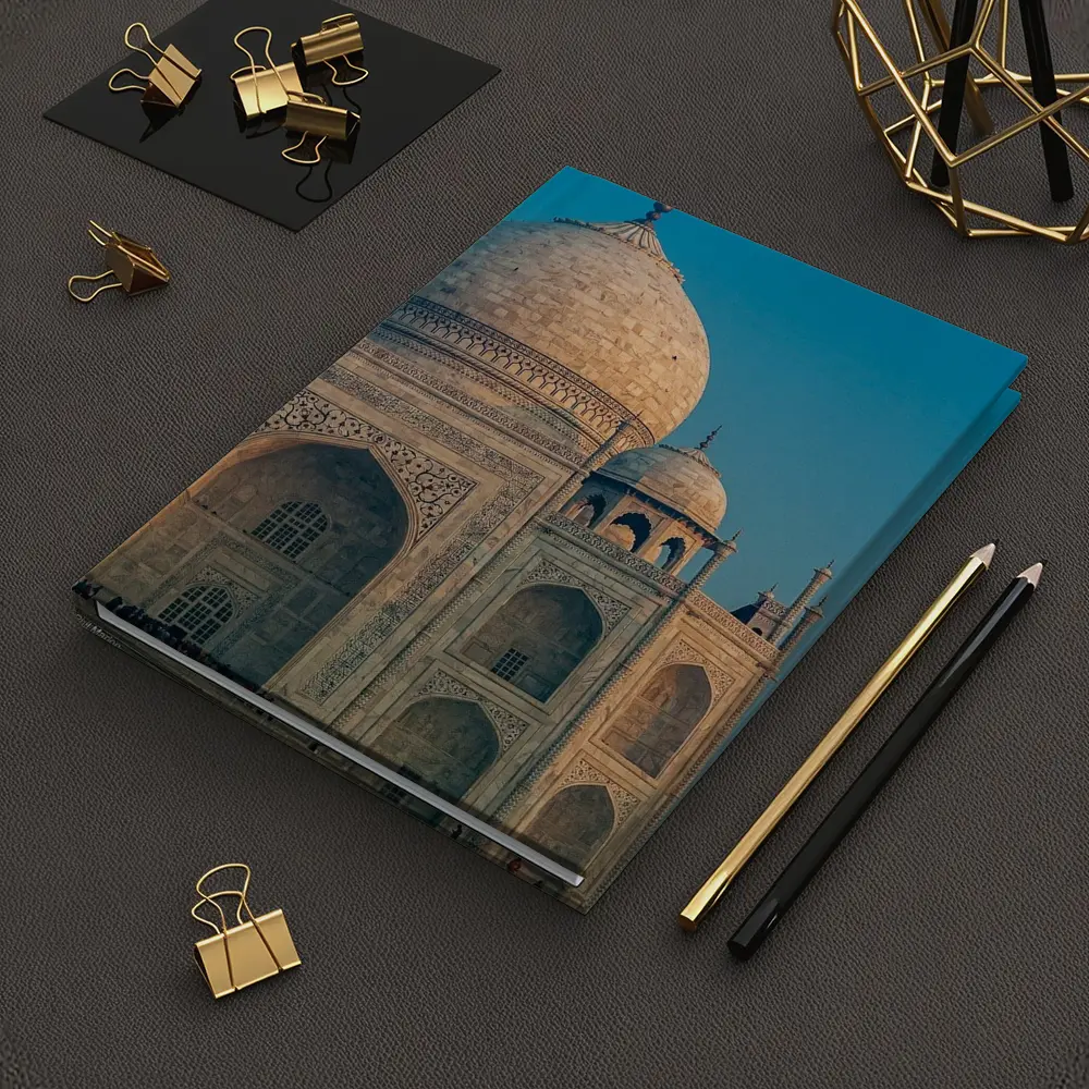 Taj Mahal Dome Blue Sky India – Notebooks