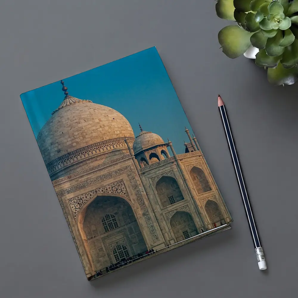 Taj Mahal Dome Blue Sky India – Notebooks