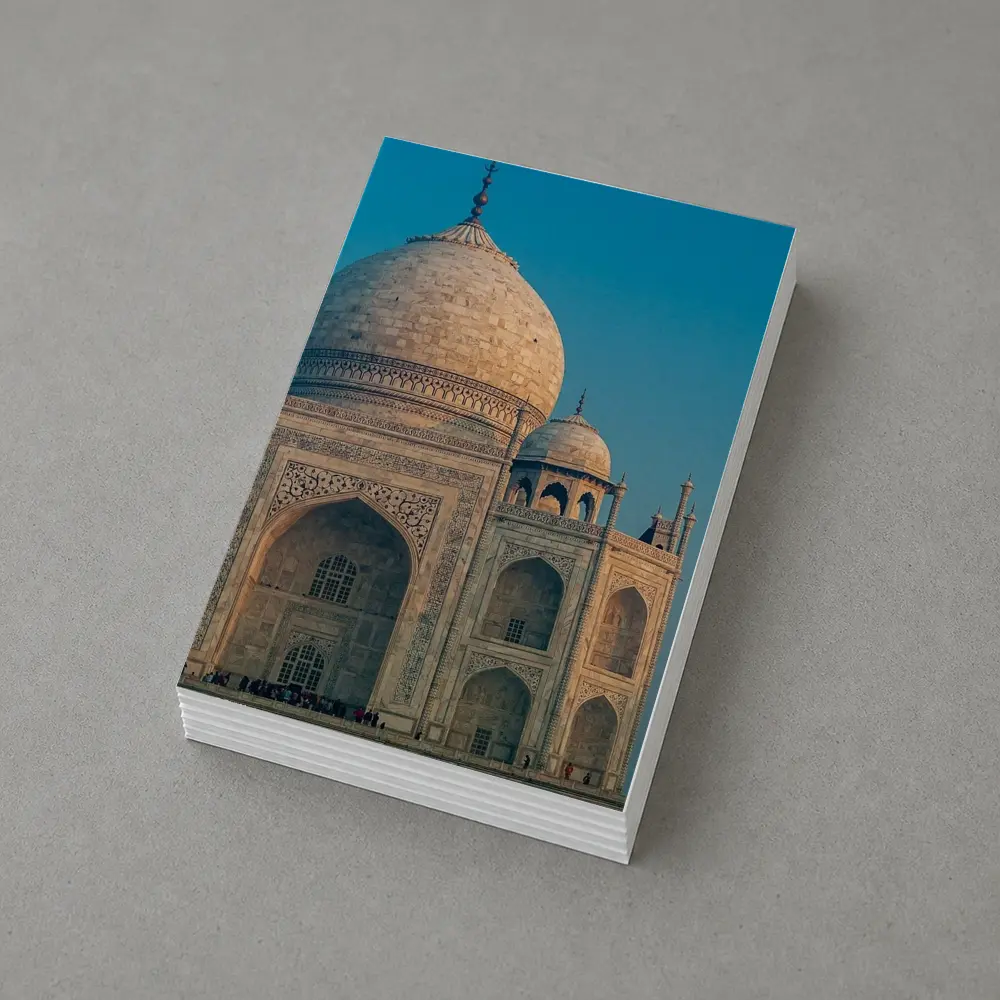 Taj Mahal Dome Blue Sky India – Postcards