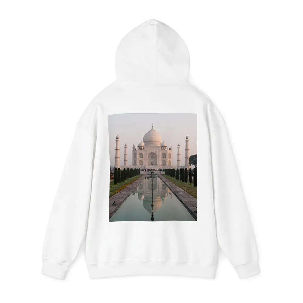 Taj Mahal Reflection Pool Agra India – Hoodies