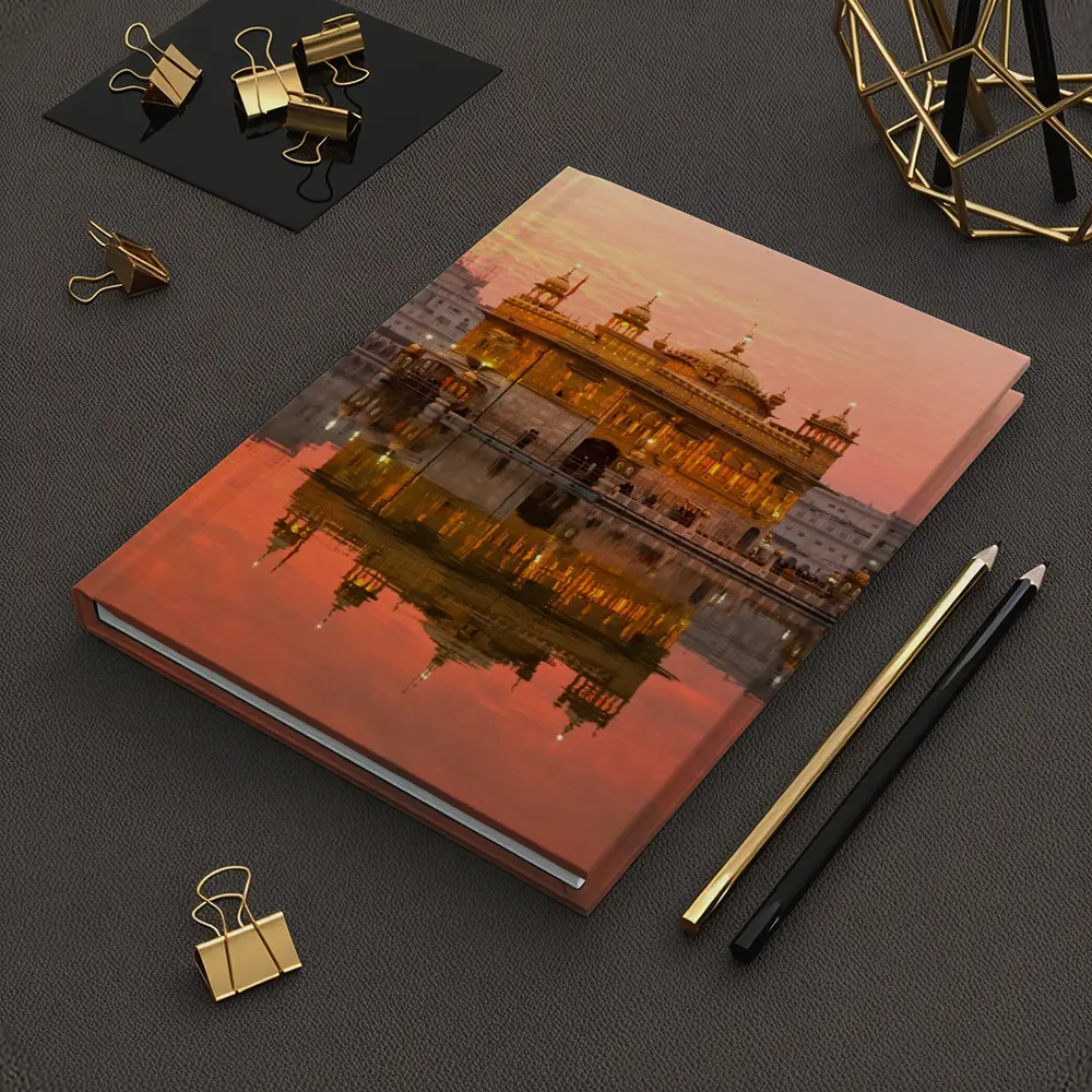 Golden Temple Amritsar Sunset Reflection – Notebooks