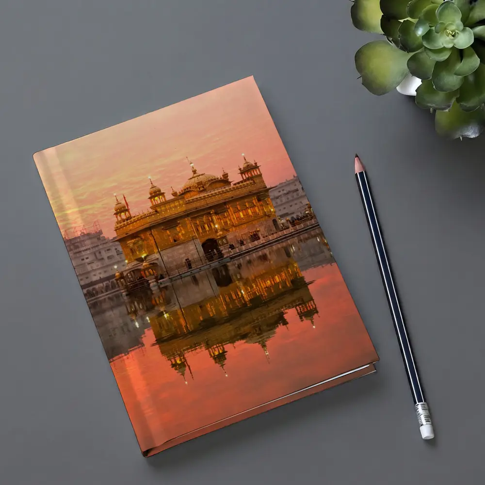 Golden Temple Amritsar Sunset Reflection – Notebooks