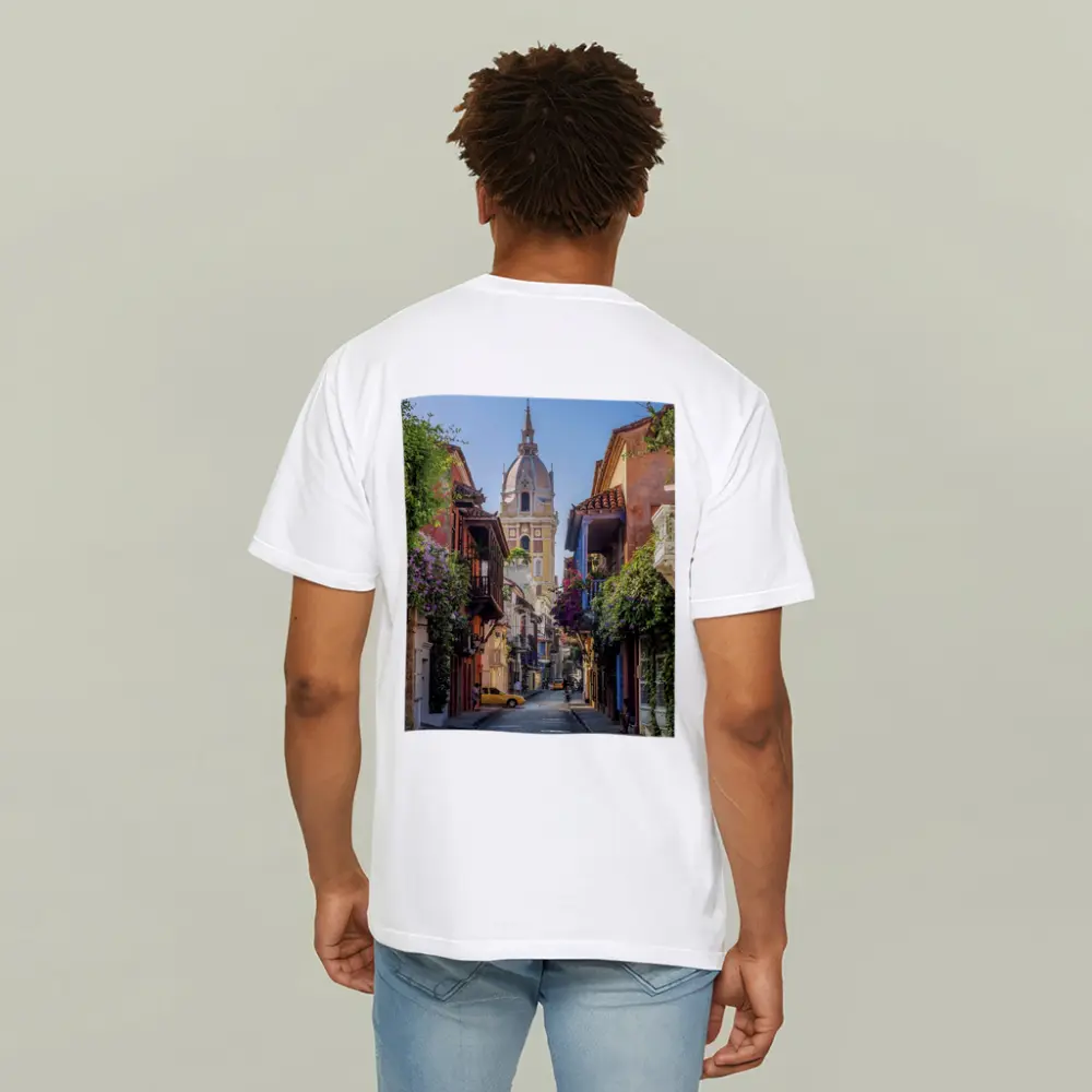 Cartagena Colombia Old Town Cathedral Street – T-Shirts