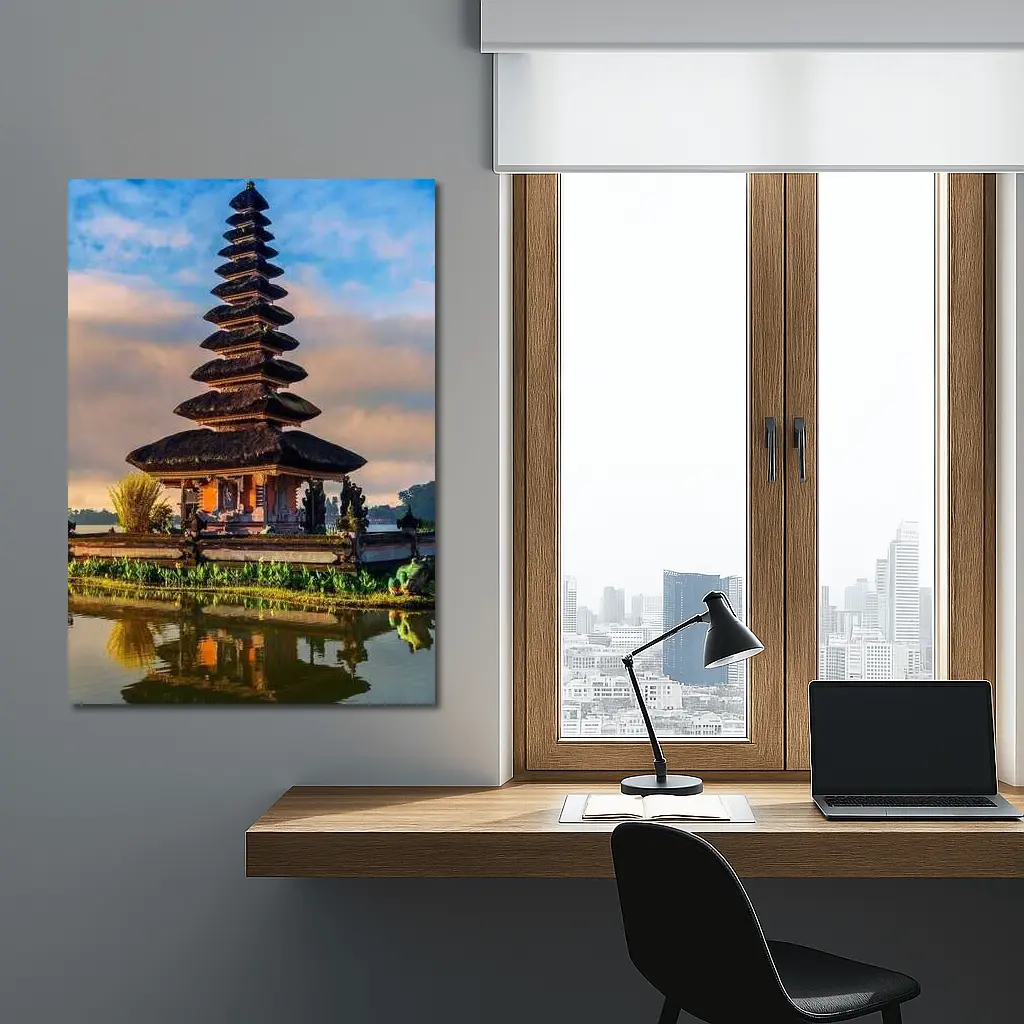 Pura Ulun Danu Bratan Temple Bali Indonesia – Wall Art