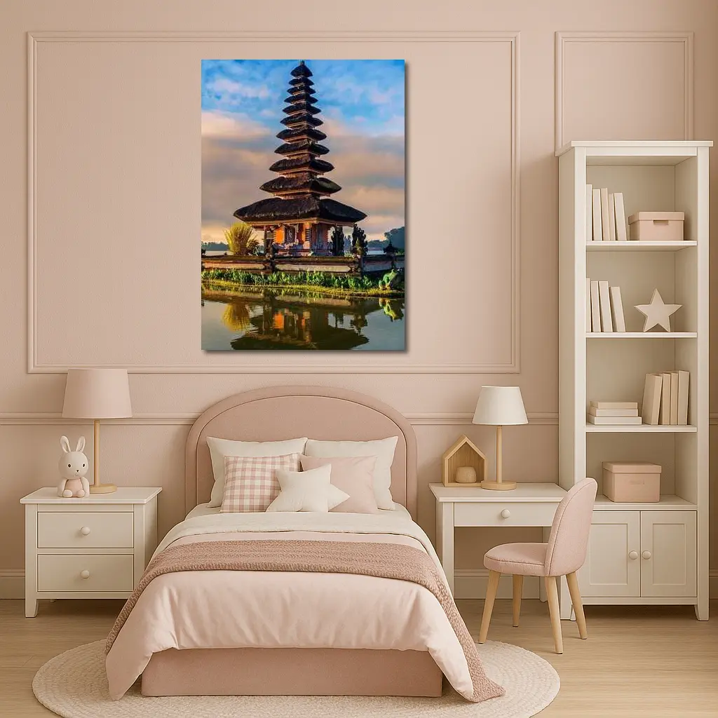 Pura Ulun Danu Bratan Temple Bali Indonesia – Wall Art