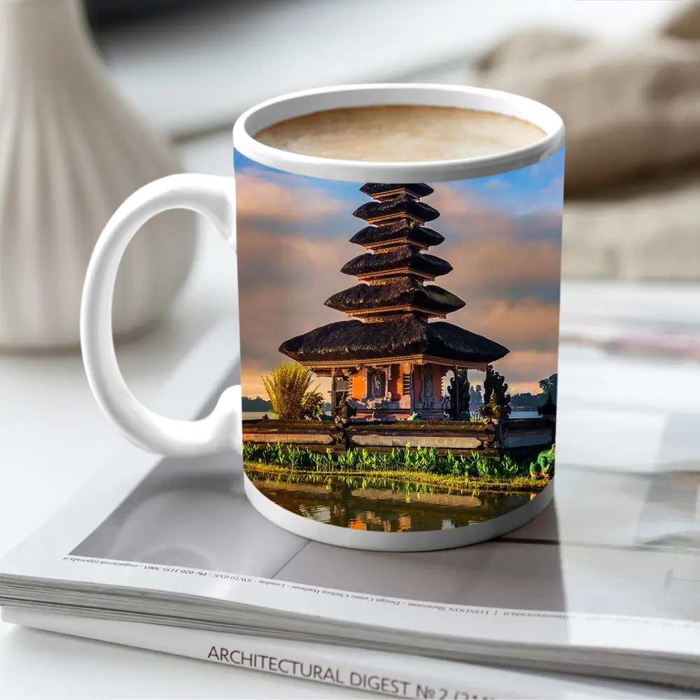 Pura Ulun Danu Bratan Temple Bali Indonesia – Mugs