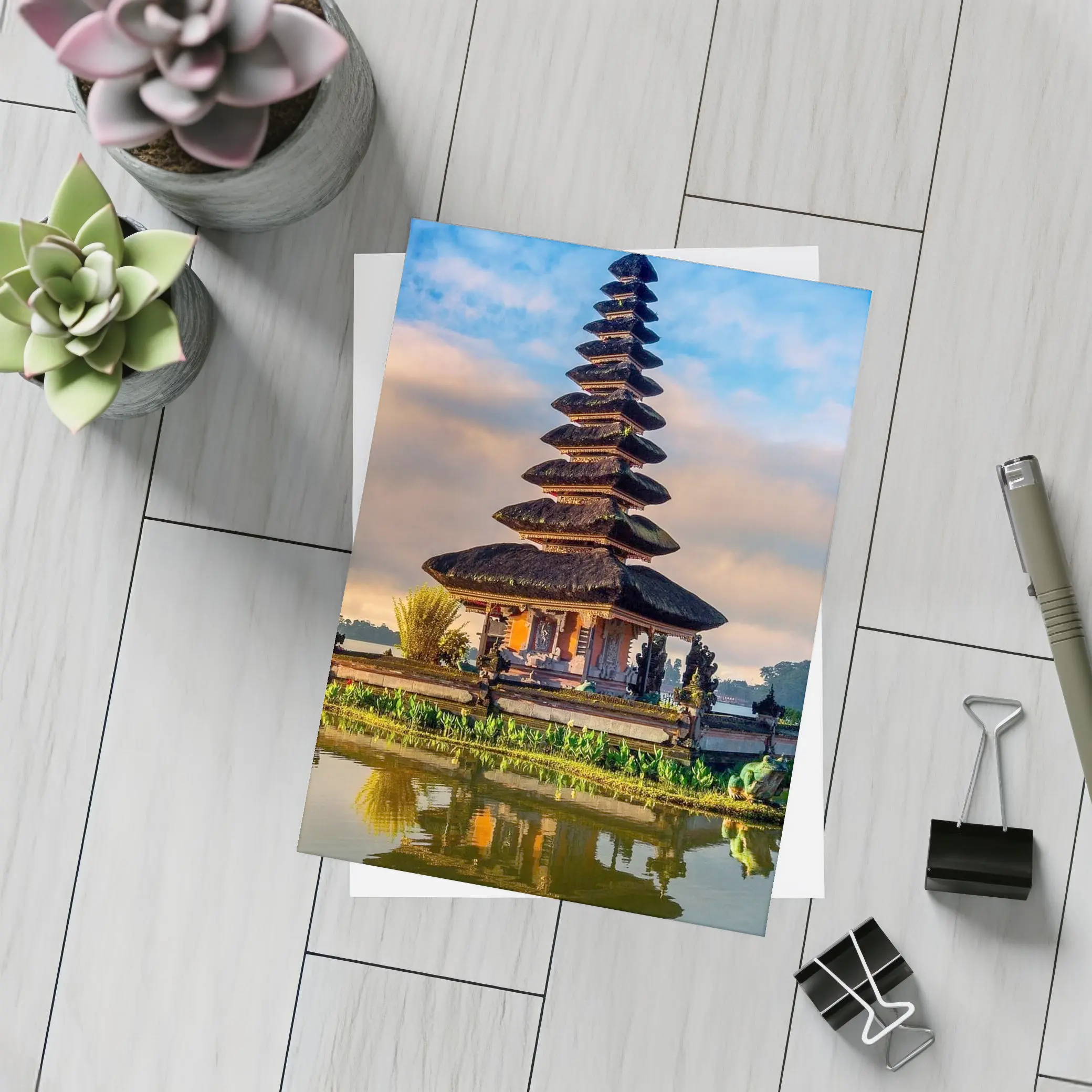 Pura Ulun Danu Bratan Temple Bali Indonesia – Postcards