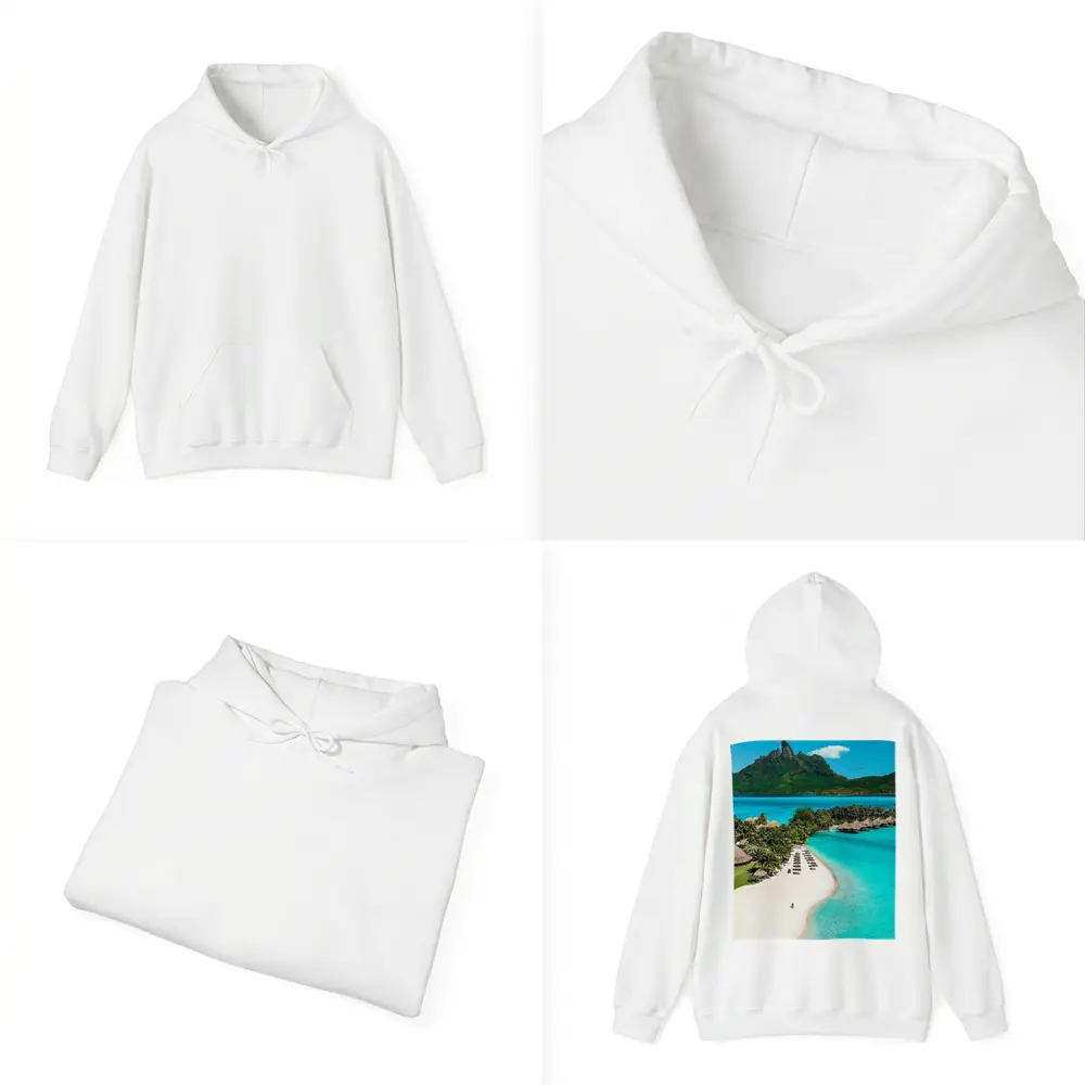 Bora Bora Tropical Beach Crystal Blue Lagoon – Hoodies