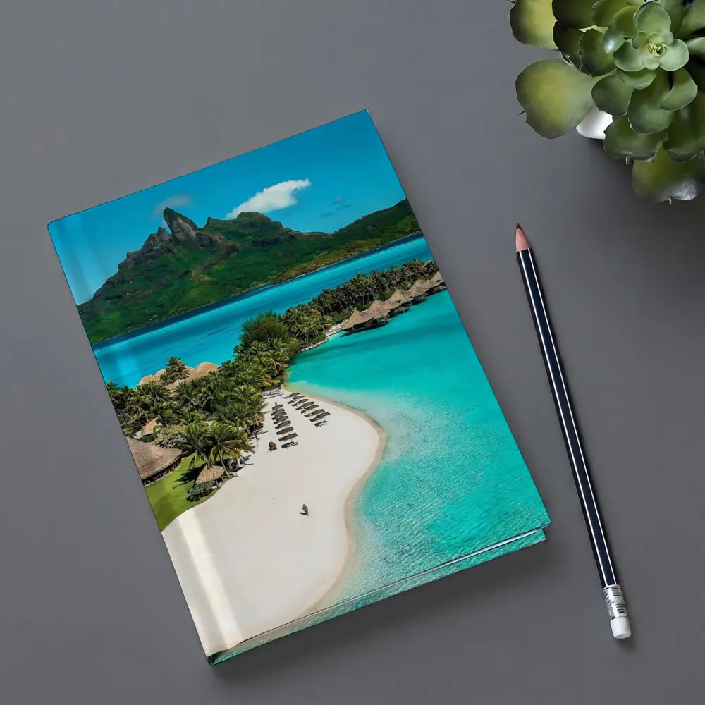Bora Bora Tropical Beach Crystal Blue Lagoon – Notebooks