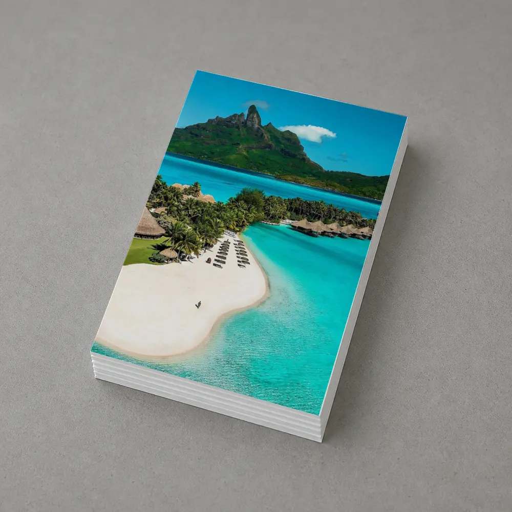 Bora Bora Tropical Beach Crystal Blue Lagoon – Postcards