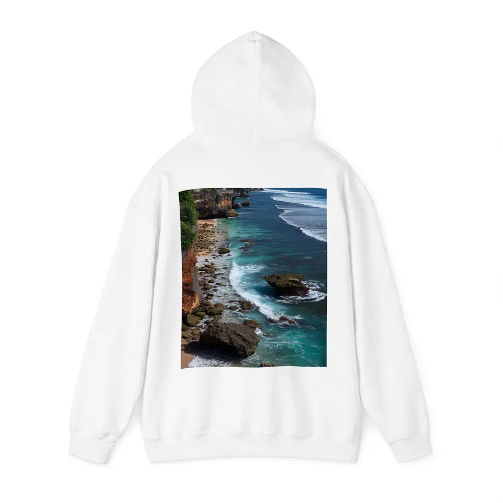 Bali Cliffside Turquoise Ocean Rocky Beach – Hoodies