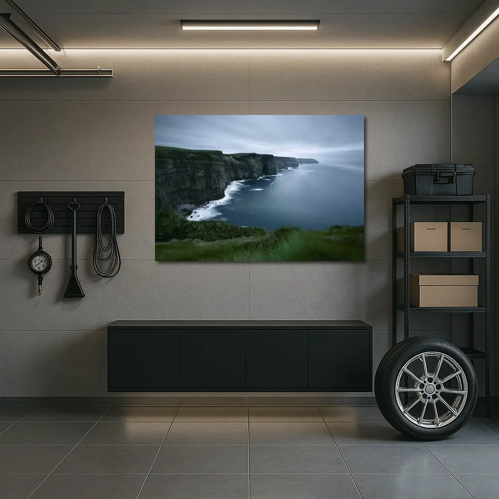Cliffs of Moher Ireland Moody Ocean View – Wall Art