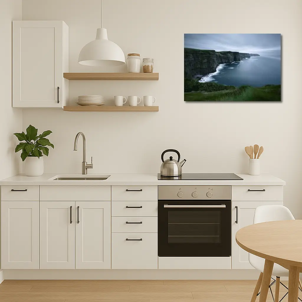 Cliffs of Moher Ireland Moody Ocean View – Wall Art