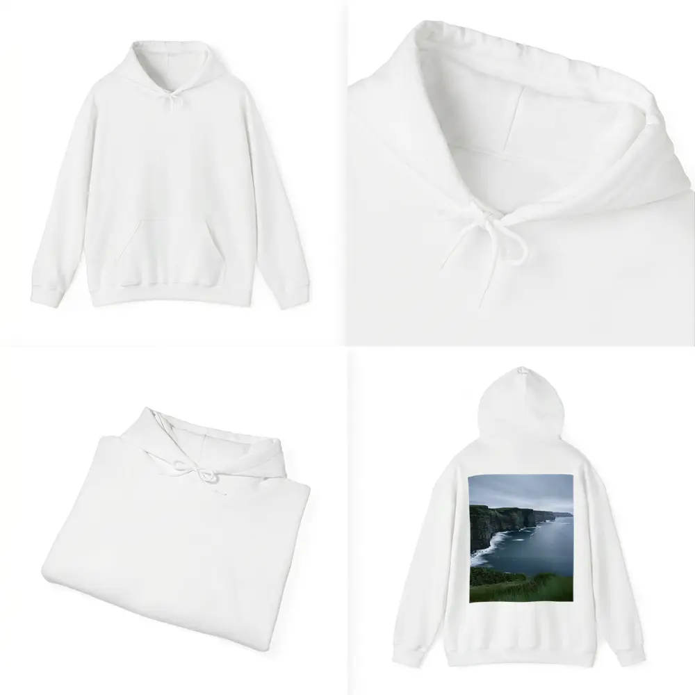 Cliffs of Moher Ireland Moody Ocean View – Hoodies