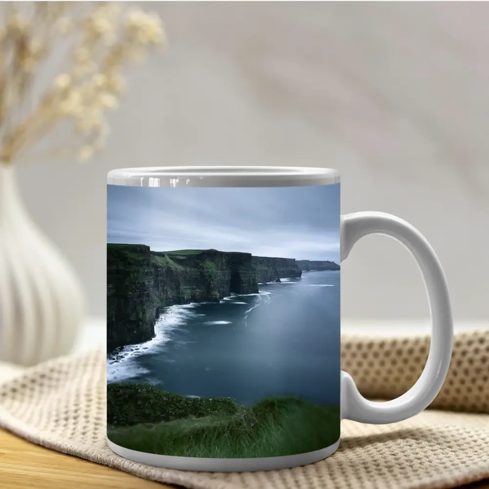 Cliffs of Moher Ireland Moody Ocean View – Mugs