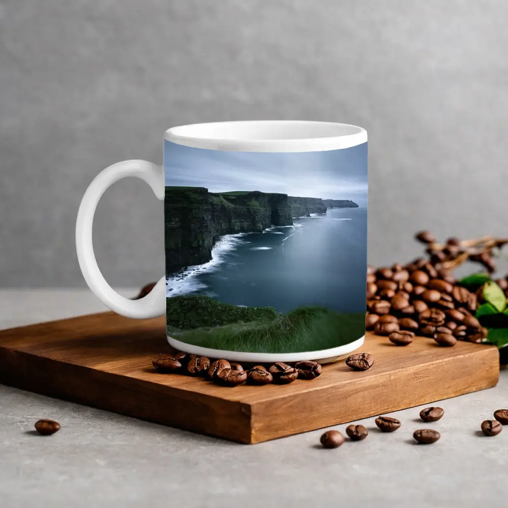 Cliffs of Moher Ireland Moody Ocean View – Mugs