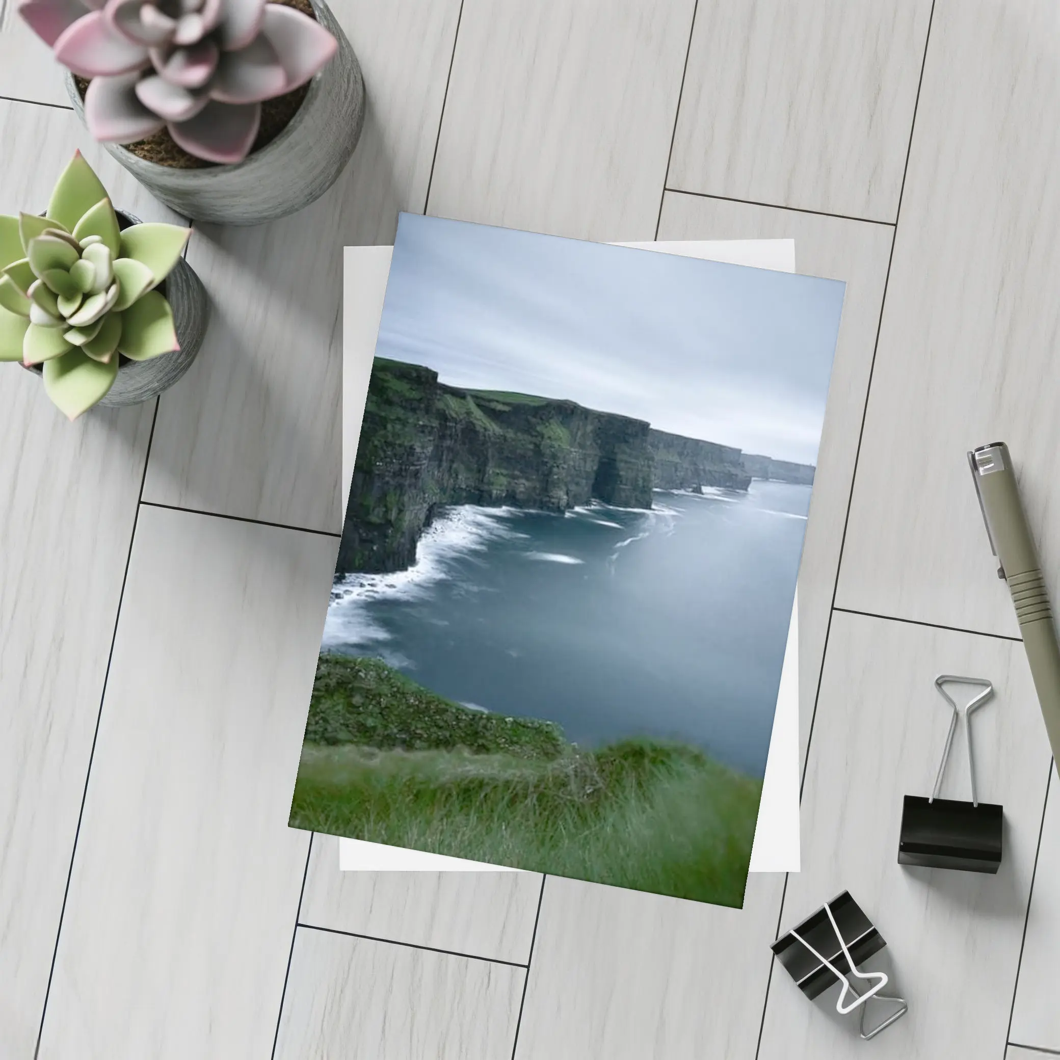 Cliffs of Moher Ireland Moody Ocean View – Postcards