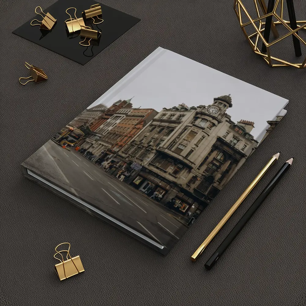 Dublin City Street Victorian Architecture Overcast – Notebooks