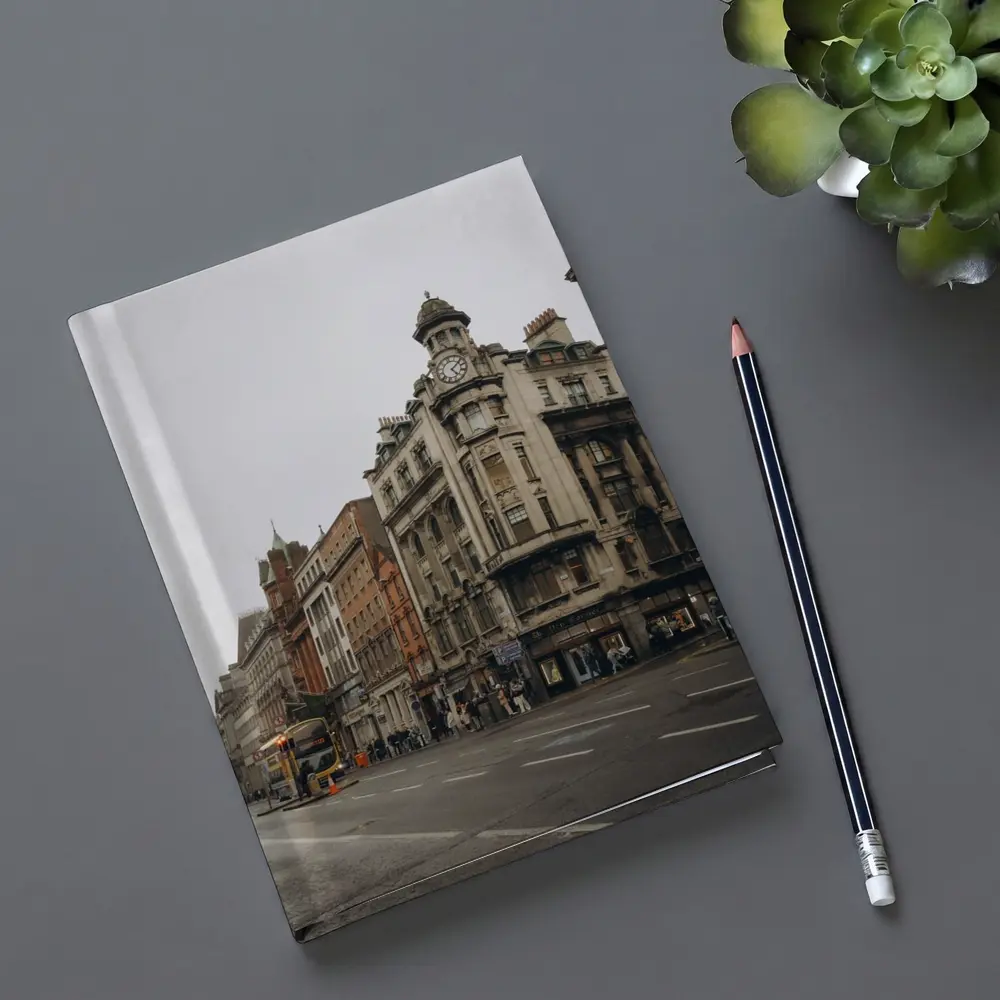Dublin City Street Victorian Architecture Overcast – Notebooks