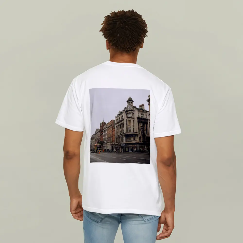 Dublin City Street Victorian Architecture Overcast – T-Shirts