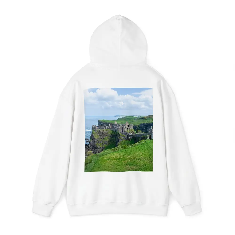 Dunluce Castle Ruins Irish Coastal Cliffs – Hoodies
