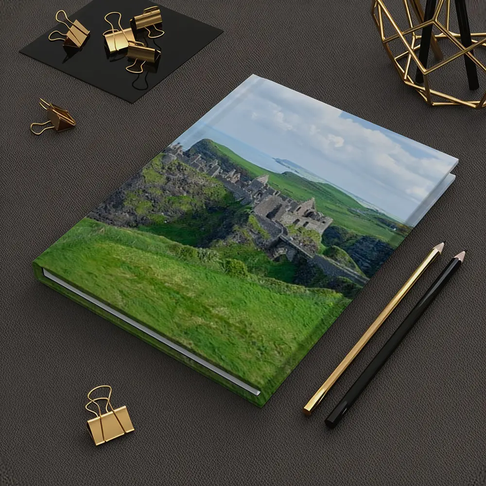Dunluce Castle Ruins Irish Coastal Cliffs – Notebooks