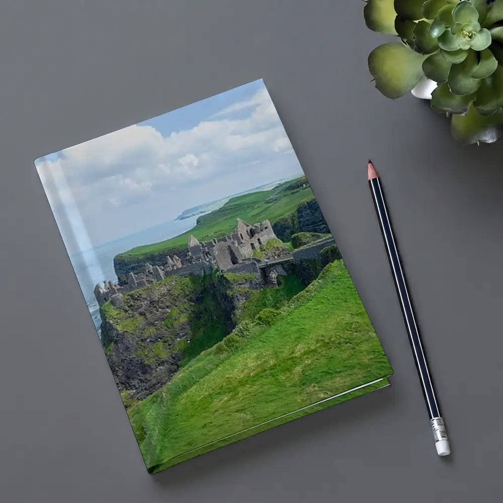 Dunluce Castle Ruins Irish Coastal Cliffs – Notebooks
