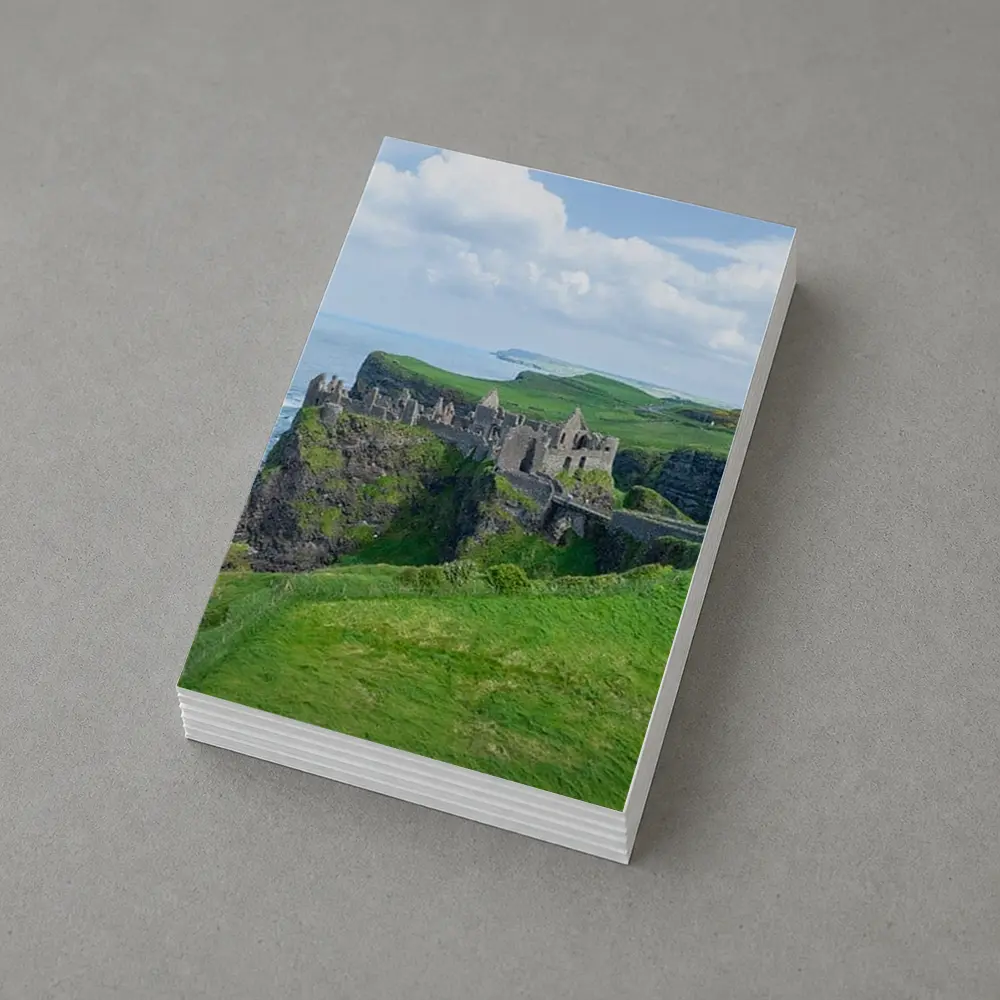 Dunluce Castle Ruins Irish Coastal Cliffs – Postcards