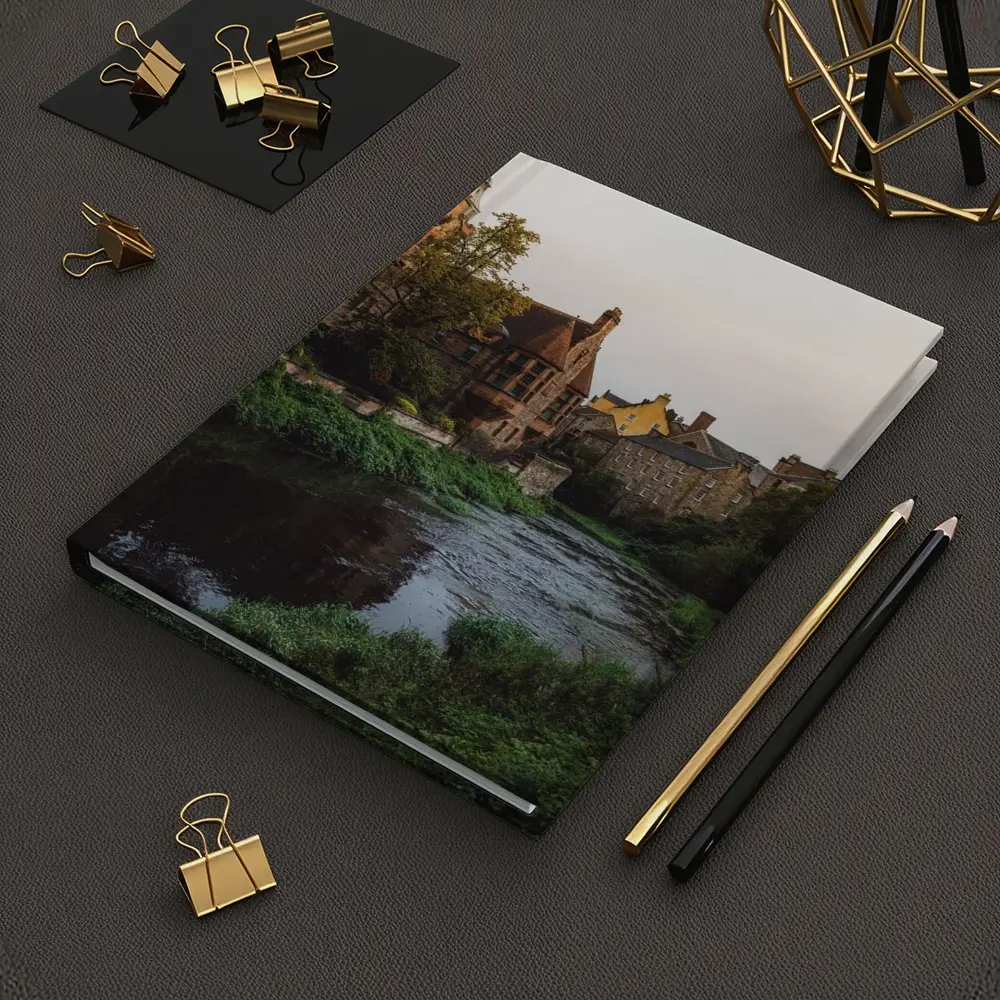 Dean Village River Edinburgh Scotland Stone Buildings – Notebooks