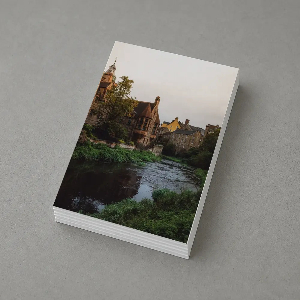 Dean Village River Edinburgh Scotland Stone Buildings – Postcards