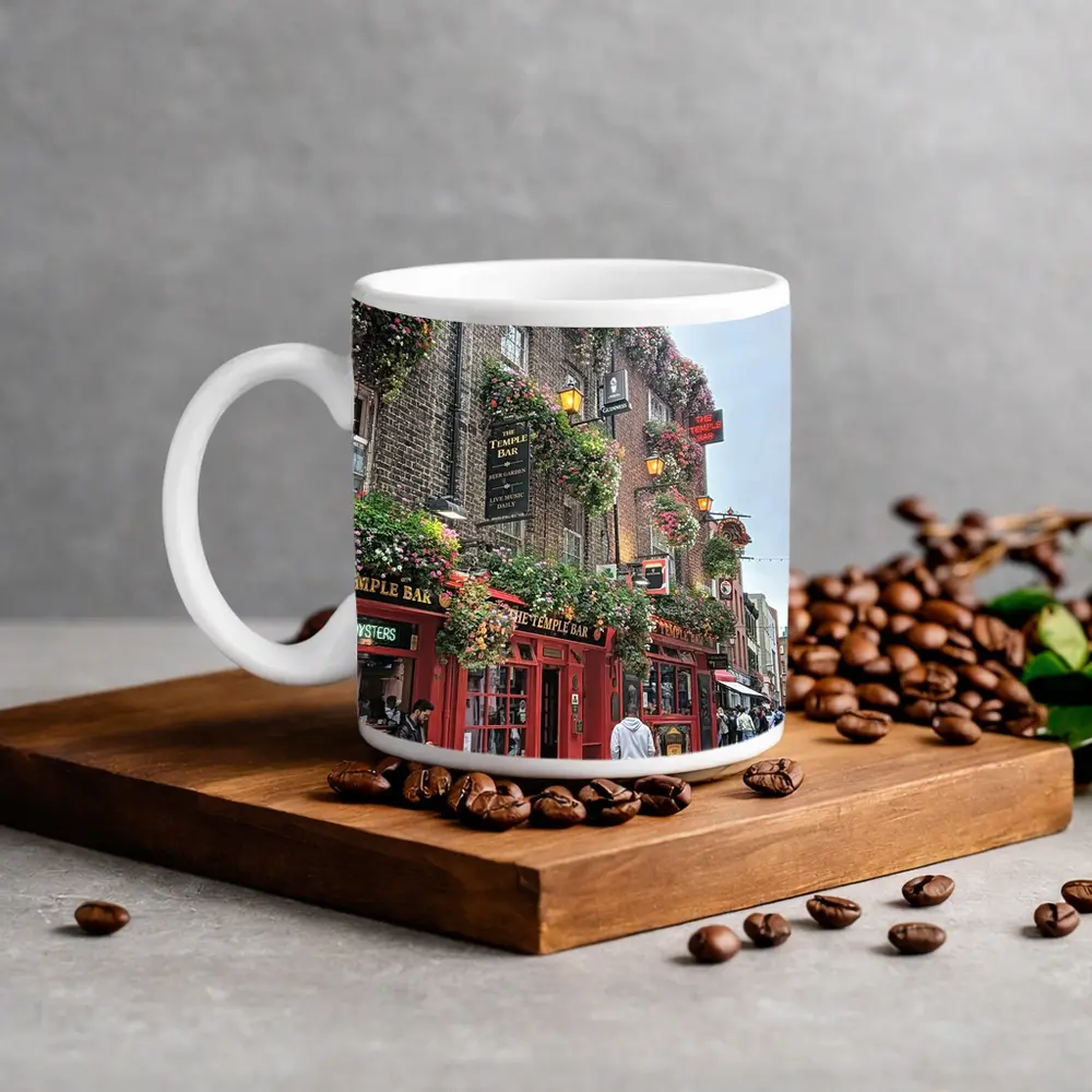 Temple Bar Pub Dublin Street Scene – Mugs