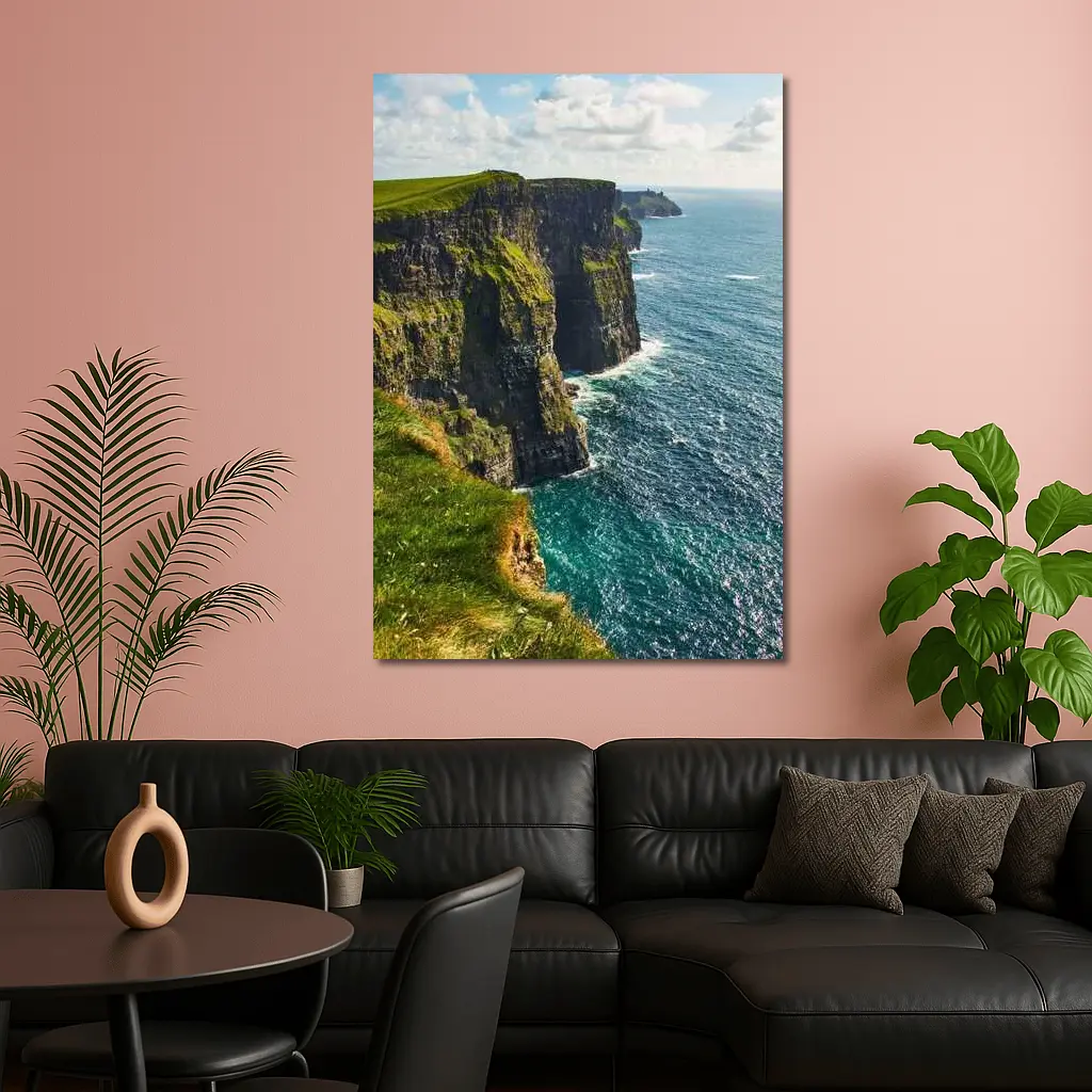 Cliffs of Moher Ireland Coastal Ocean View – Wall Art